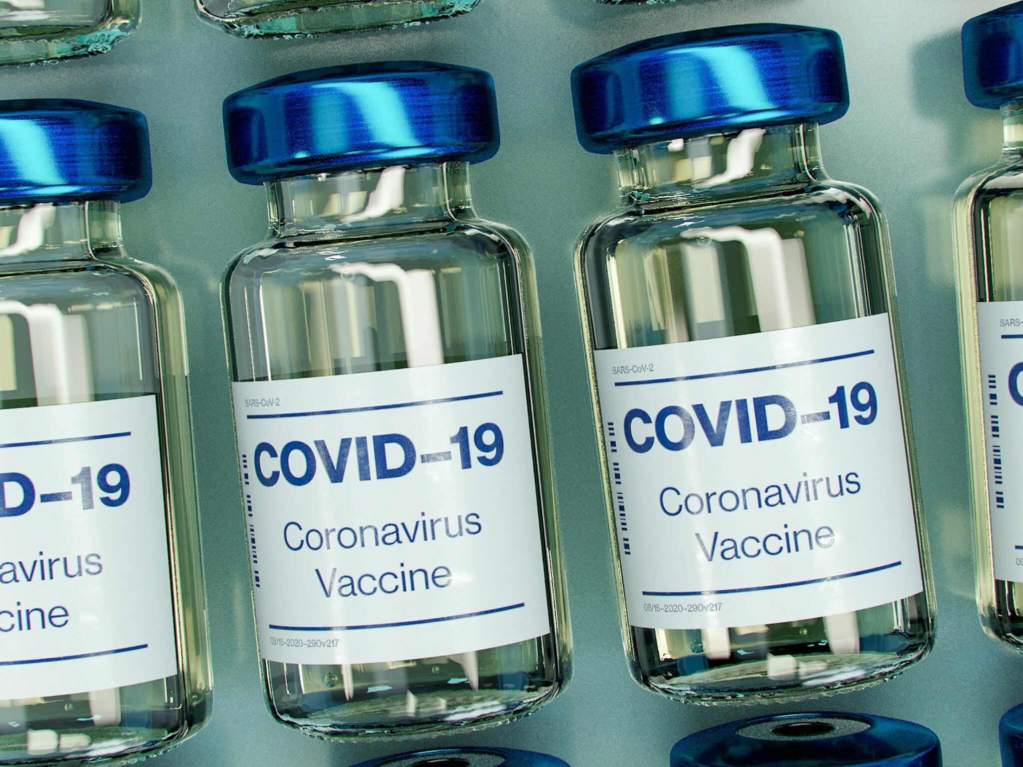 Covid-19 Vaccine Bottle Mockup (does not depict actual vaccine).