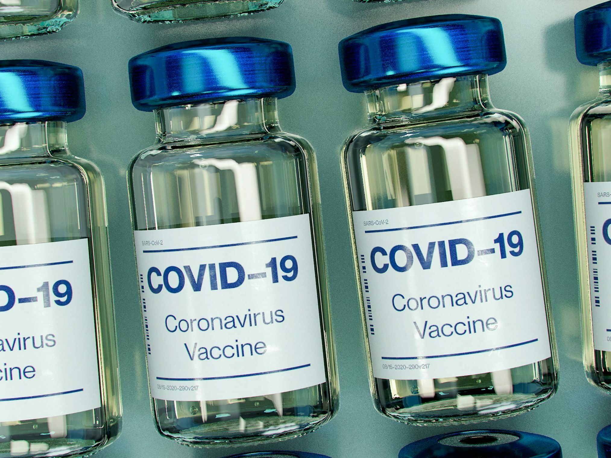 Covid-19 Vaccine Bottle Mockup (does not depict actual vaccine).