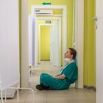 Nurse in a Moscow hospital