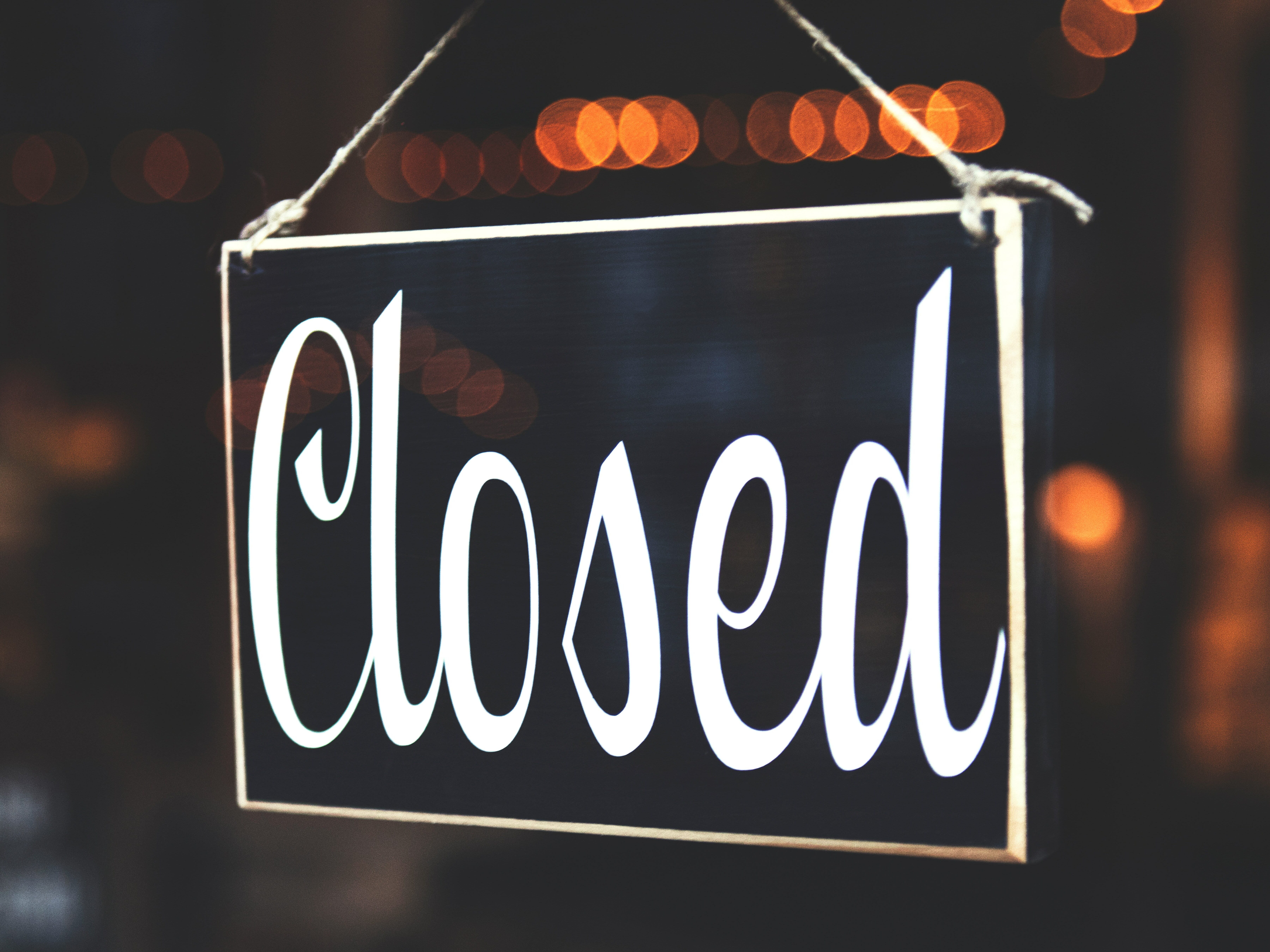 We’re Closed | Instagram: @timmossholder
