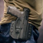 Handgun in the holster