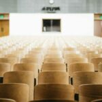 empty chairs in theater