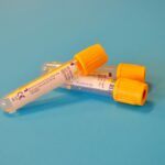 Tubes for the transportation of blood. BD Vacutainer.