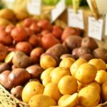 brown round fruits on brown woven basket