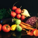 I decided to gather some autumn vegetables, pile them into some sort of pleasing form and see how they looked. The autumn leaves were just for effect!