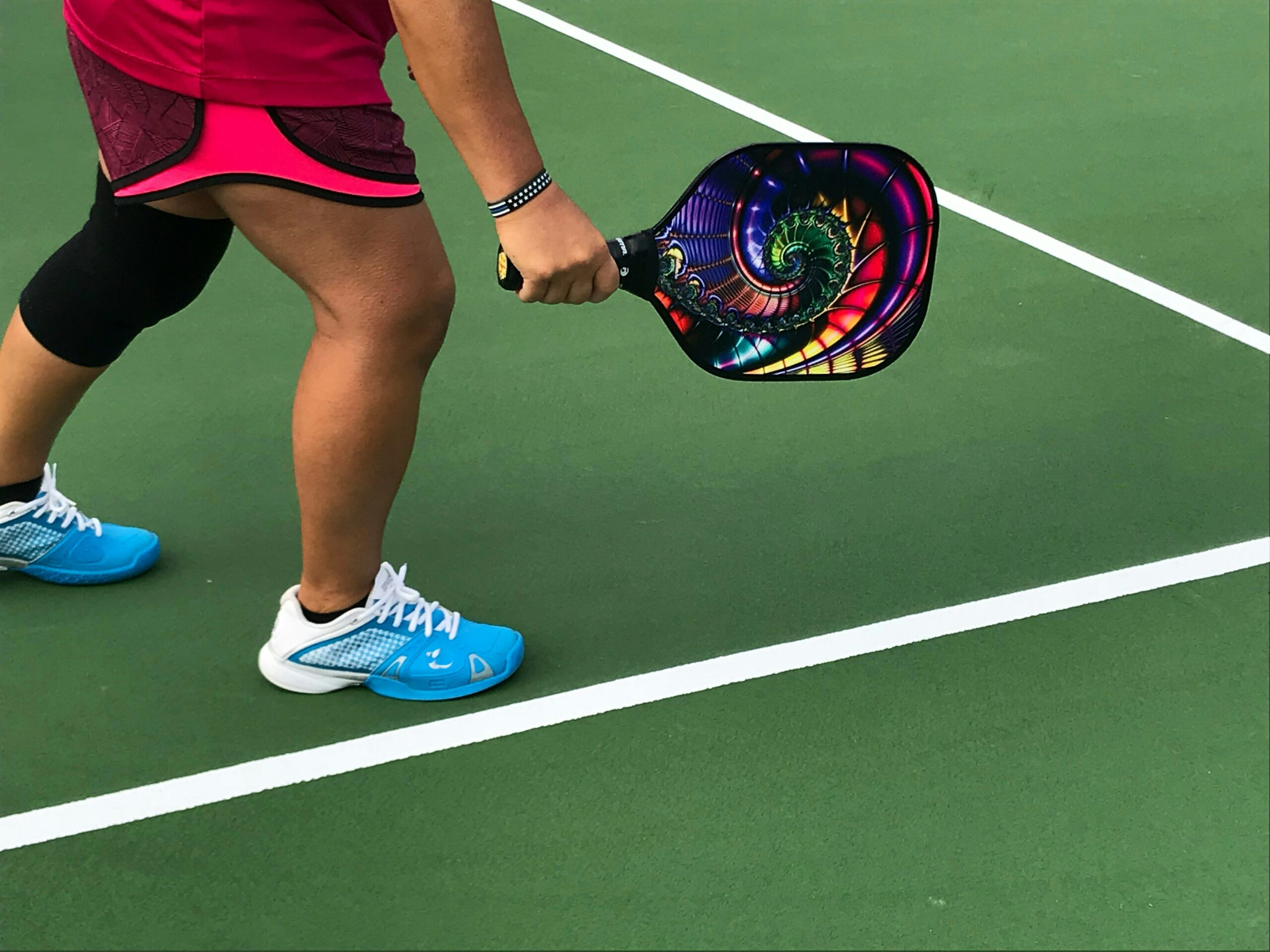 Pickleball paddles come in some wild colors!