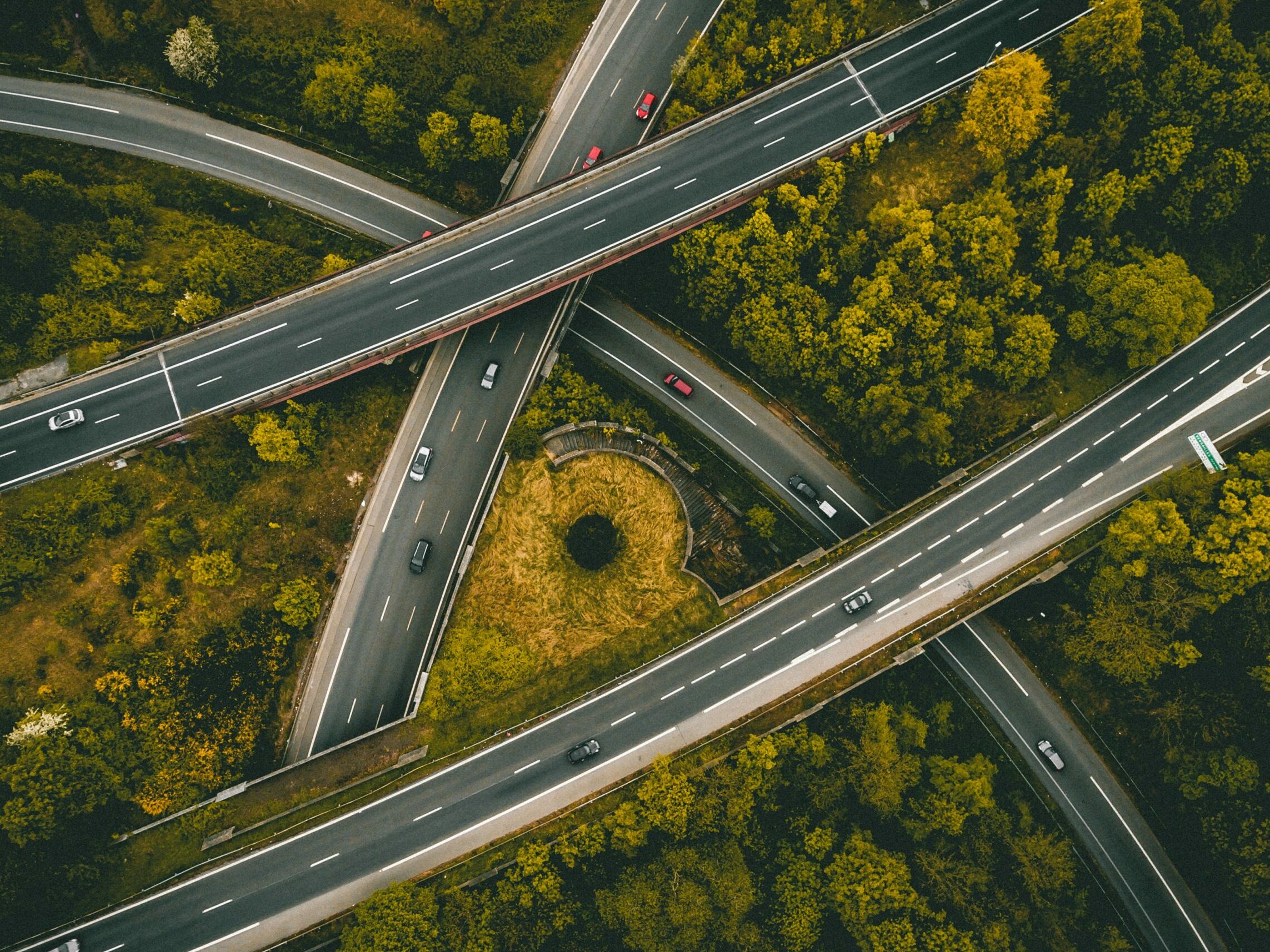 Overpasses from above