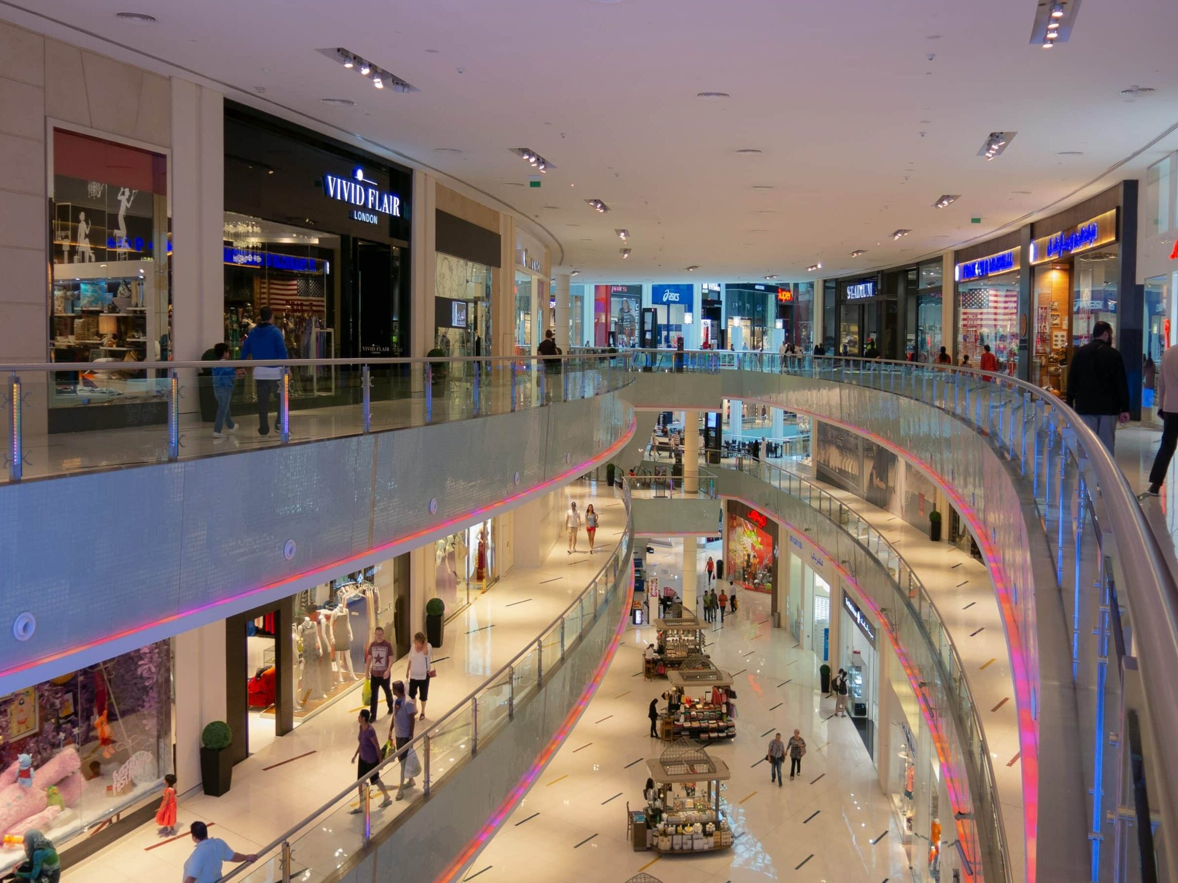 top view mall interior photo