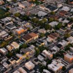 bird's eye view photography of houses