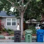 woman in white shirt standing near green tree during daytime